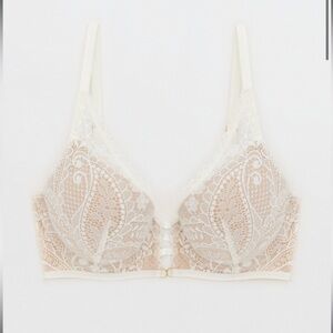 Aerie Real Power Plunge Push Up Bra